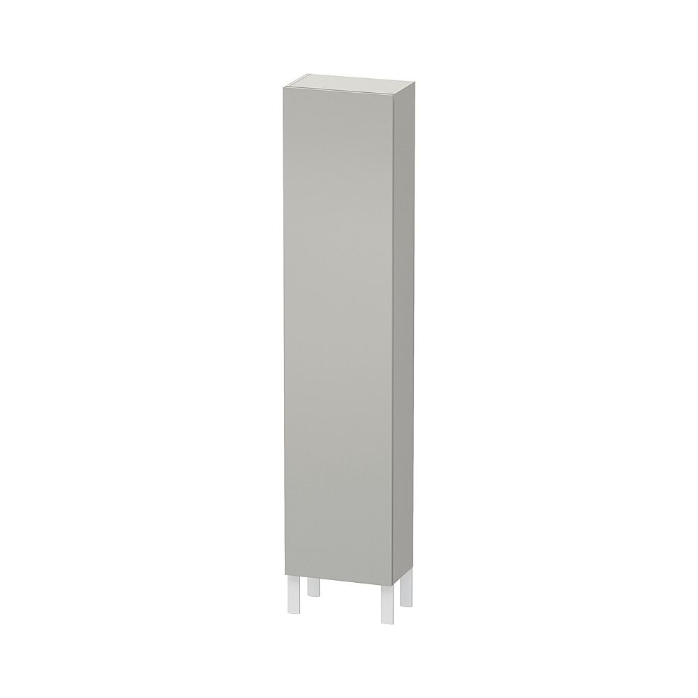 Duravit L-Cube Hochschrank Echtholzfurnier 243x400x1760mm Betongrau Matt, 1 Tür L,... DURAVIT-LC1170L0707 4053424642451 (Abb. 1)