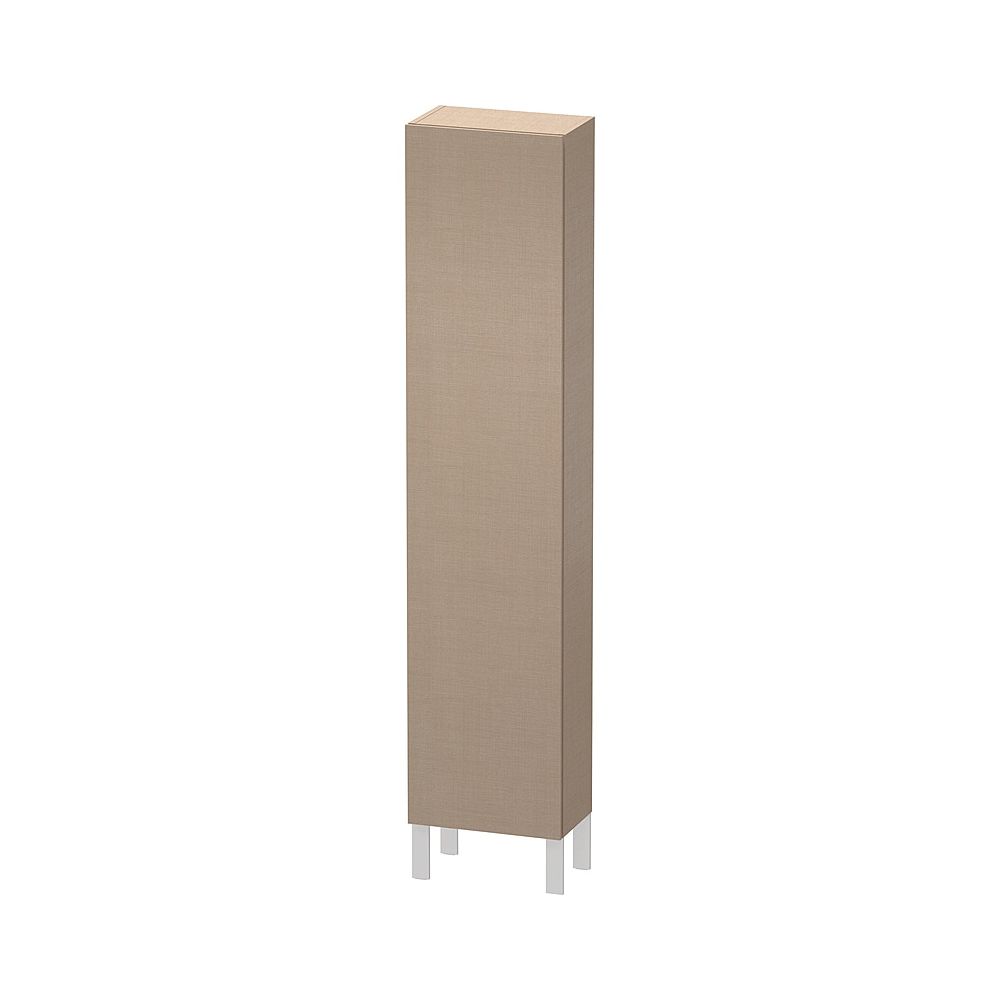 Duravit L-Cube Hochschrank Echtholzfurnier 243x400x1760mm, Leinen Matt, 1 Tür L, G... DURAVIT-LC1170L7575 4053424642482 (Abb. 1)