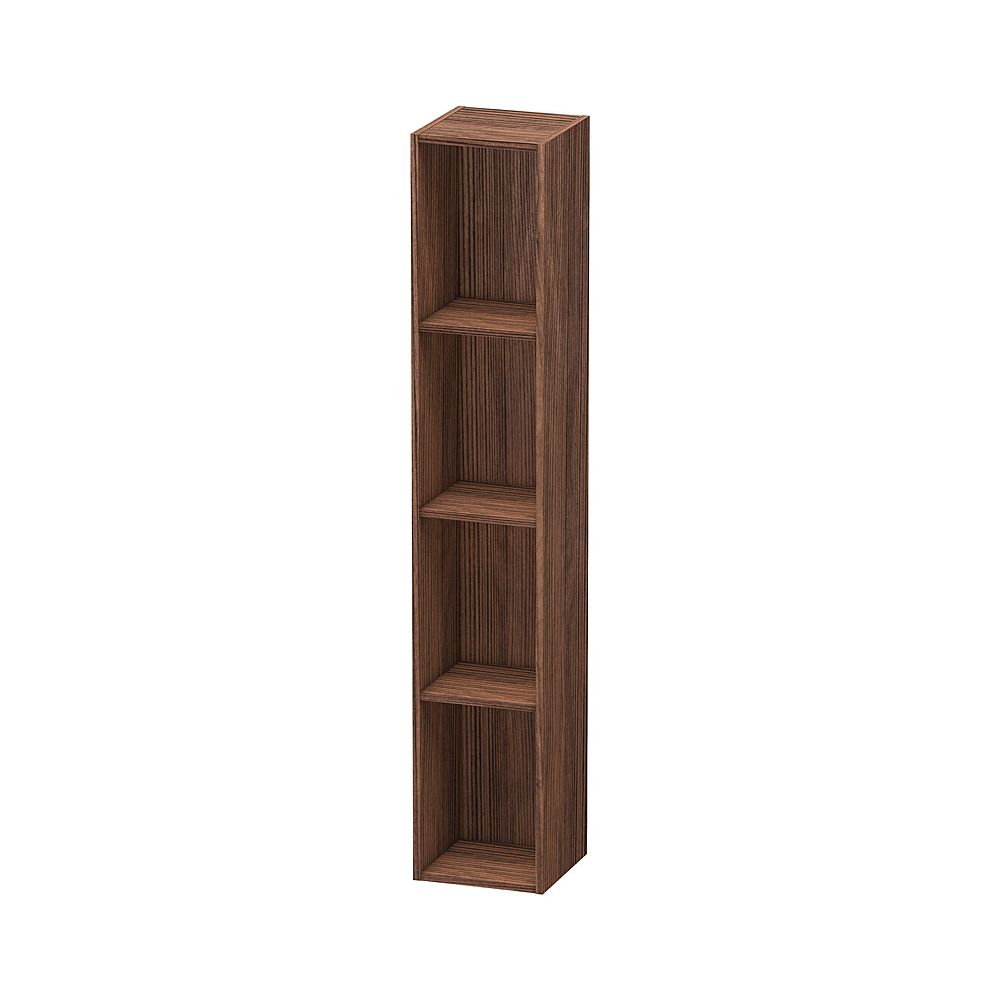Duravit L-Cube Regalelement Wandmontage 180x180x1000mm, Nusb.dunkel, 4 oF, mit Bef... DURAVIT-LC120502121 4053424643311 (Abb. 1)