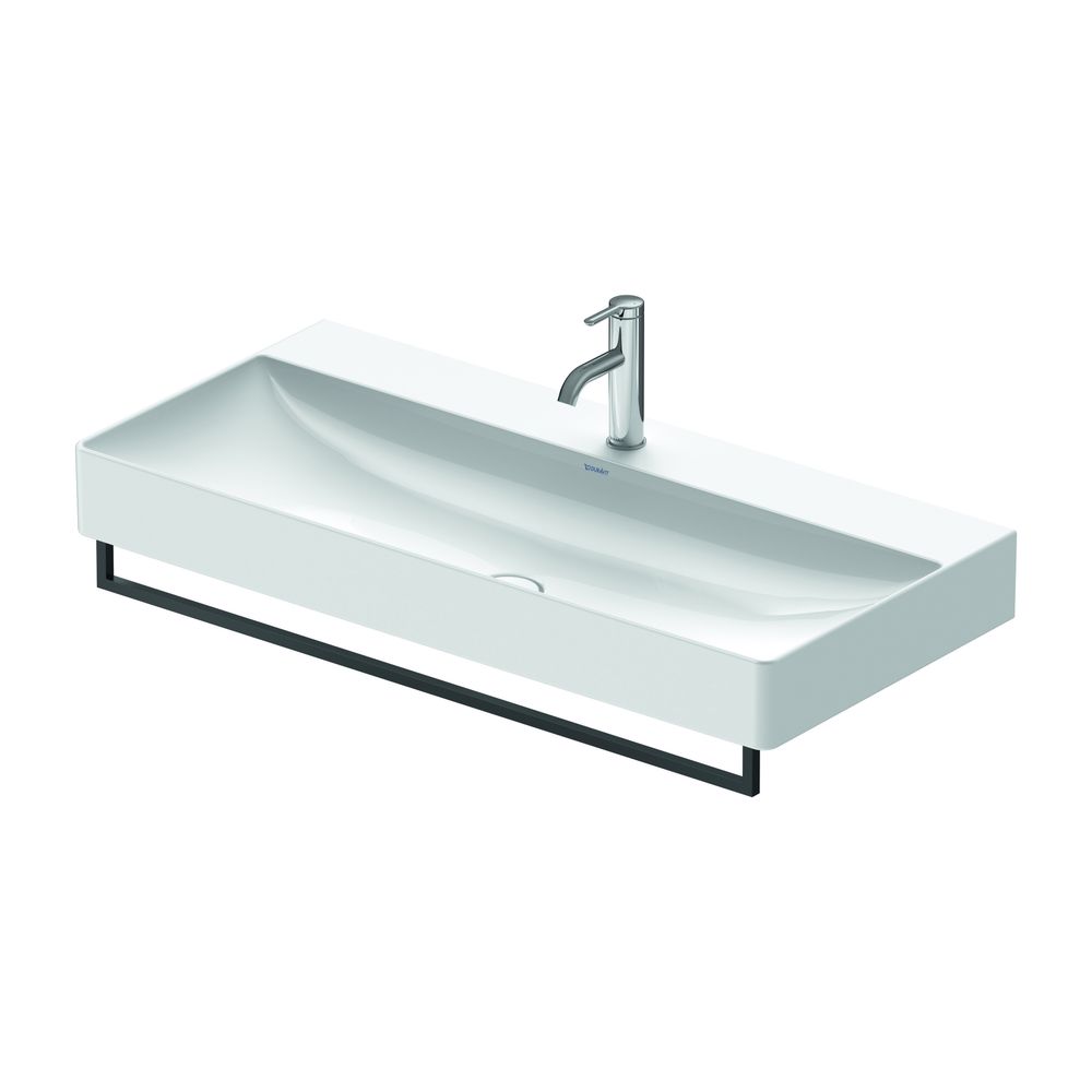 Duravit Universal Handtuchhalter 64x941x71mm, Mattschwarz, Messing, 1 Arm, mit Befe... DURAVIT-0031194600 4053424895758 (Abb. 2)