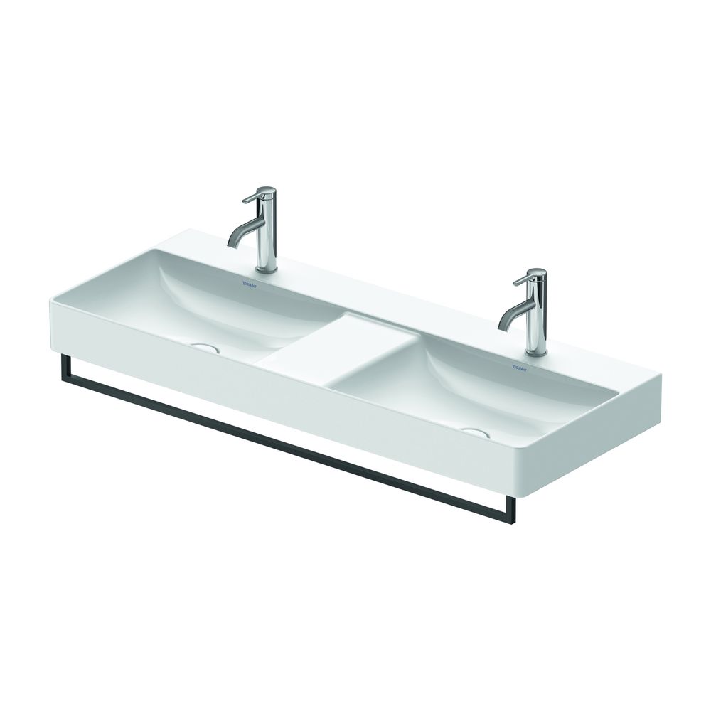 Duravit Universal Handtuchhalter 64x1139x71mm, Mattschwarz, Messing, 1 Arm, mit Bef... DURAVIT-0031204600 4053424895765 (Abb. 2)
