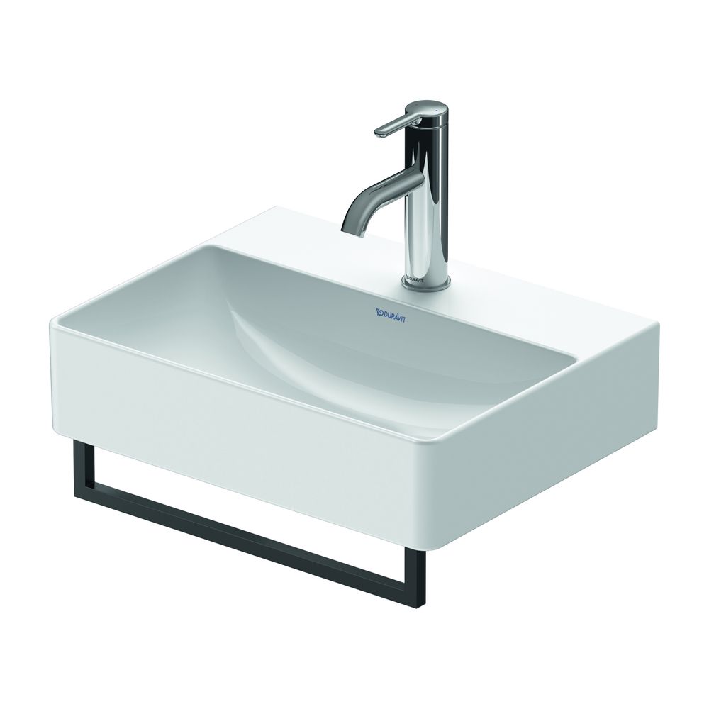 Duravit Universal Handtuchhalter 64x399x71mm, Mattschwarz, Messing, 1 Arm, mit Befe... DURAVIT-0031224600 4053424895789 (Abb. 2)