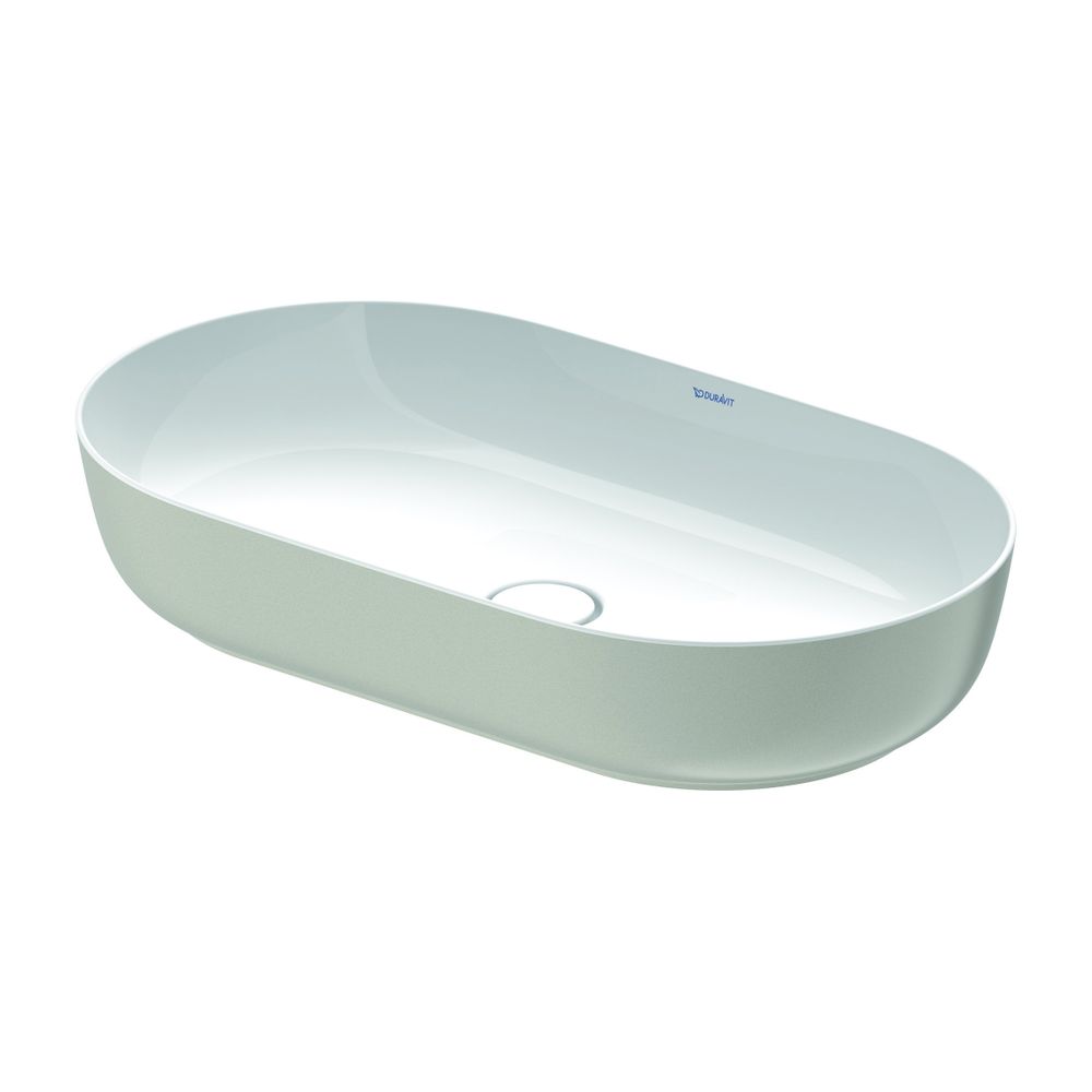 Duravit Luv Aufsatzbecken 700mm, Weiß Hochglanz/Grau Seidenmatt, DuraCeram, Oval, o... DURAVIT-0379702300 4053424900964 (Abb. 2)