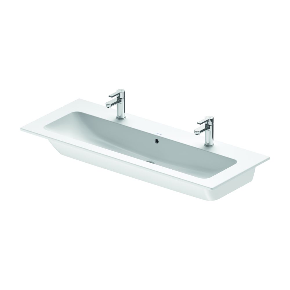 Duravit ME by Starck Waschtisch 490x1230x180mm wh, Weiß SM, Rechteckig, WonderGli... DURAVIT-23611232241 4053424917757 (Abb. 10)