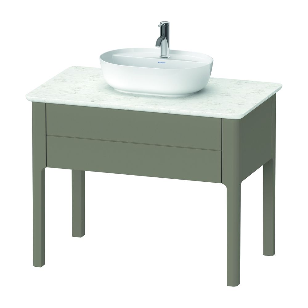 Duravit Luv Konsolenwaschtischunterbau bodenstehend 570x938x743mm ohne KSP Steingr... DURAVIT-LU956409292 4053424987521 (Abb. 1)
