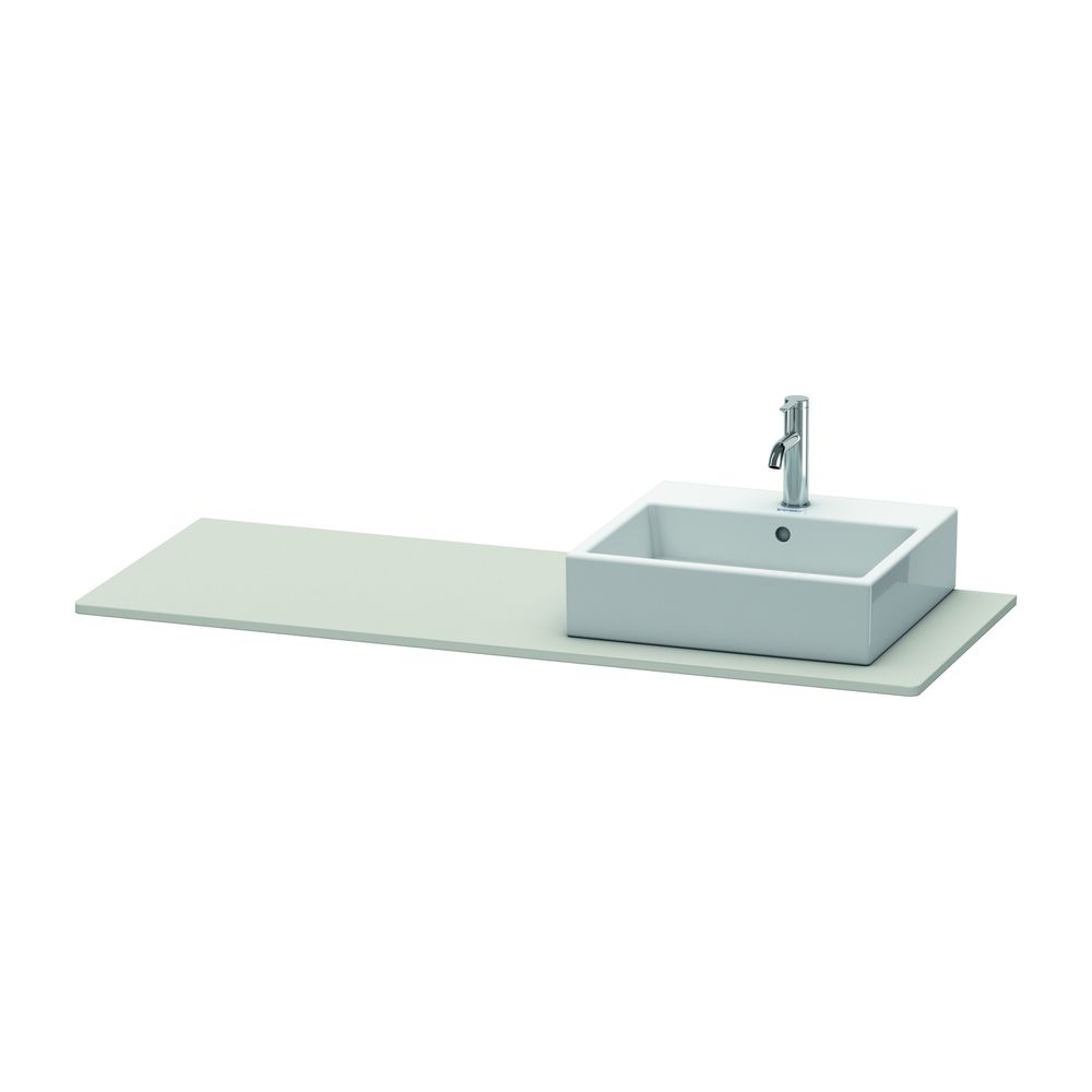 Duravit XSquare Konsole 550x1400x16mm, Betongrau Matt, ohne Konsolenträger, 1 Auss... DURAVIT-XS060GR0707 4053424567860 (Abb. 1)