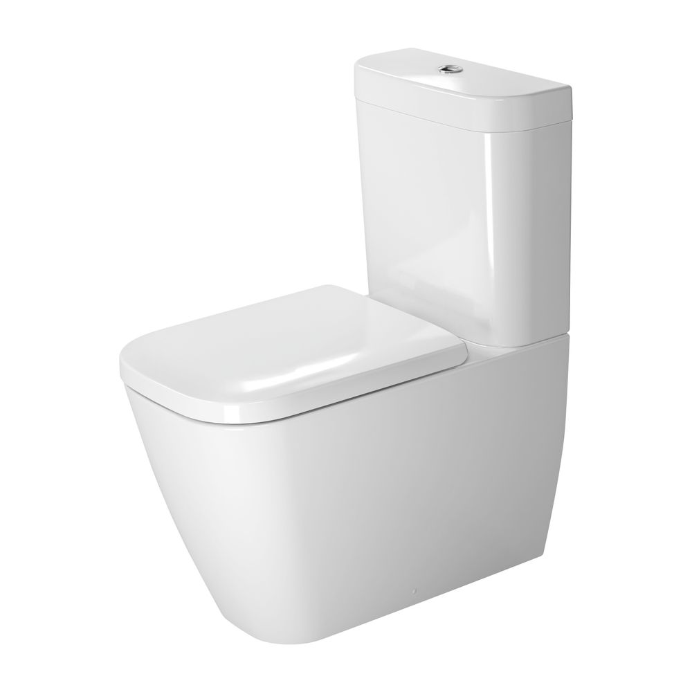 Duravit Happy D.2 Stand WC für Kombination 630x365x415mm, Weiß HG, HygieneGlaze, 4,... DURAVIT-2134092000 4053424325606 (Abb. 1)