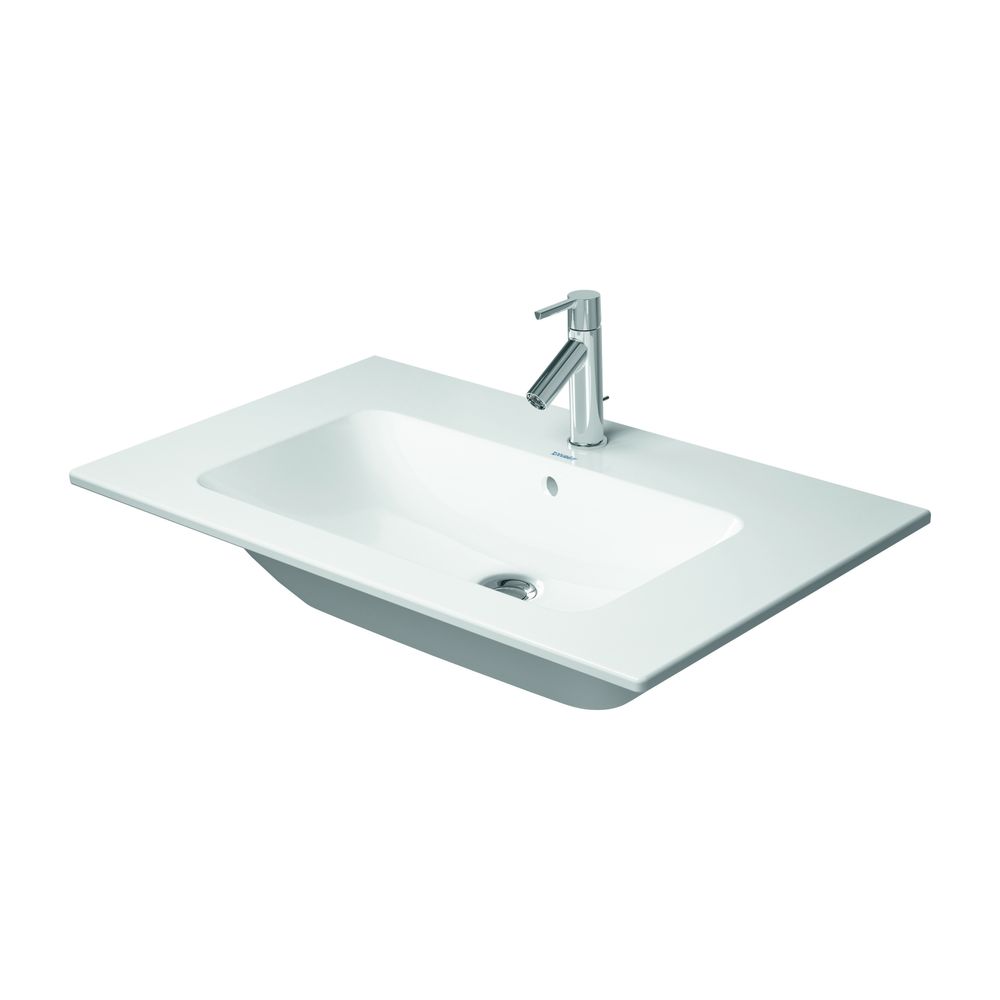 Duravit ME by Starck Waschtisch 490x830x180mm, Weiß Hochglanz, Rechteckig, 1 Wasch... DURAVIT-2336830000 4021534966538 (Abb. 45)