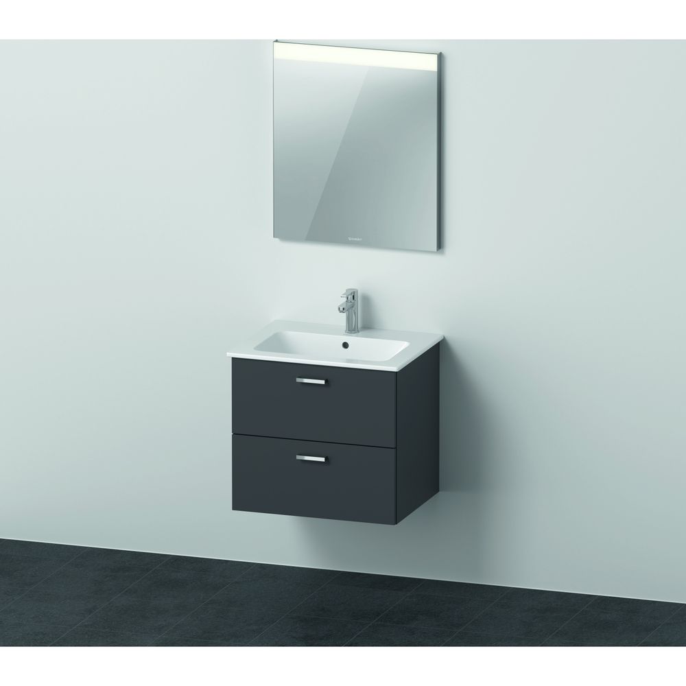 Duravit XBase Möbelwaschtisch, Waschtischunterbau, Spiegel 490x630x2000mm, 2 Schub... DURAVIT-XB007004949 4053424984421 (Abb. 3)