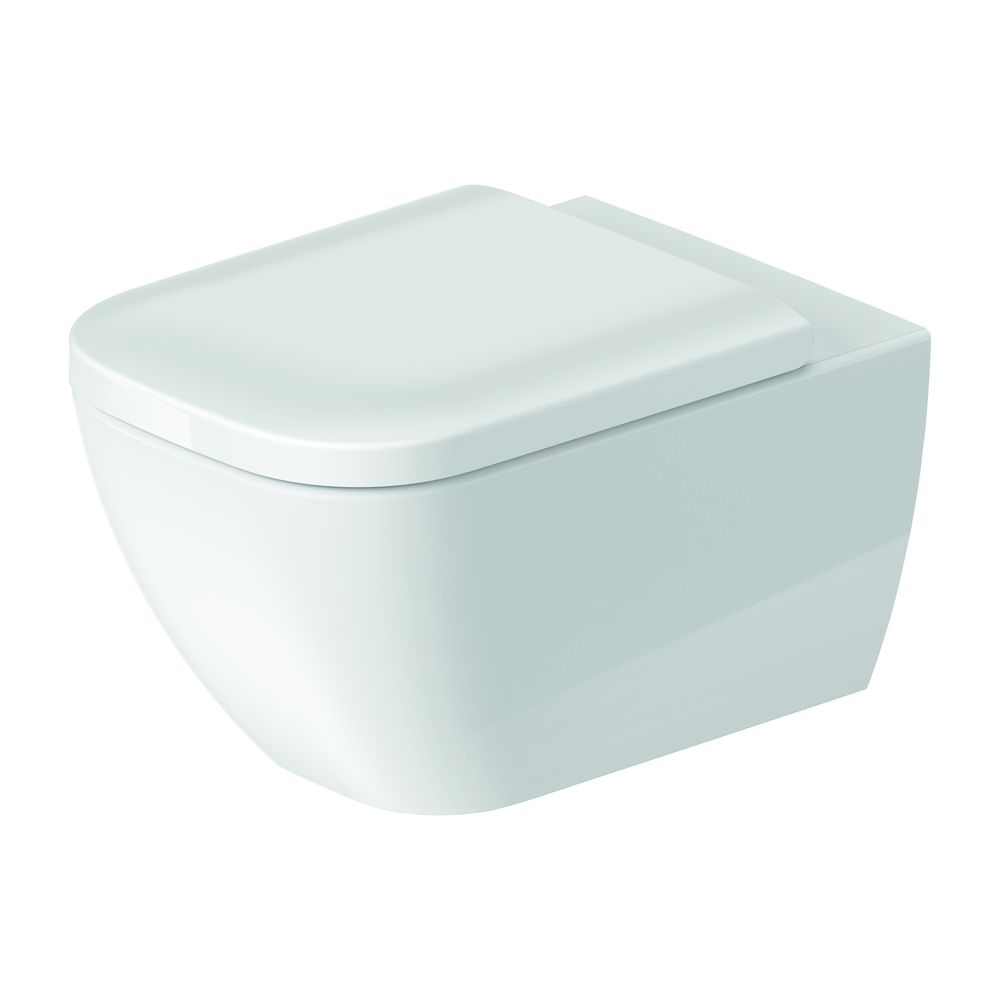 Duravit Happy D.2 Wand-WC 540x365x335mm, Weiß Hochglanz, 4,5l, WonderGliss, Tiefs... DURAVIT-22220900001 4021534953231 (Abb. 13)