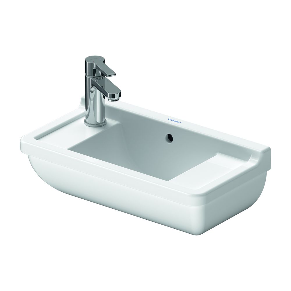Duravit Starck 3 Handwaschbecken 260x500x160mm, Weiß Hochglanz, Rechteckig, 1 Wasch... DURAVIT-0751500000 4021534223518 (Abb. 1)