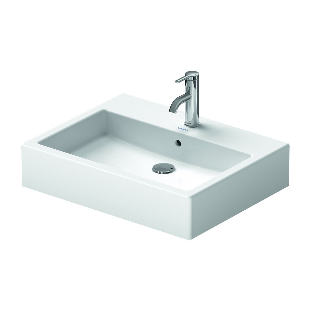 Duravit Vero Aufsatzbecken 595mm, Weiß Hochglanz, Rechteckig, mit HLB, mit Überlauf... DURAVIT-0452600000 4021534346279 (Abb. 5)
