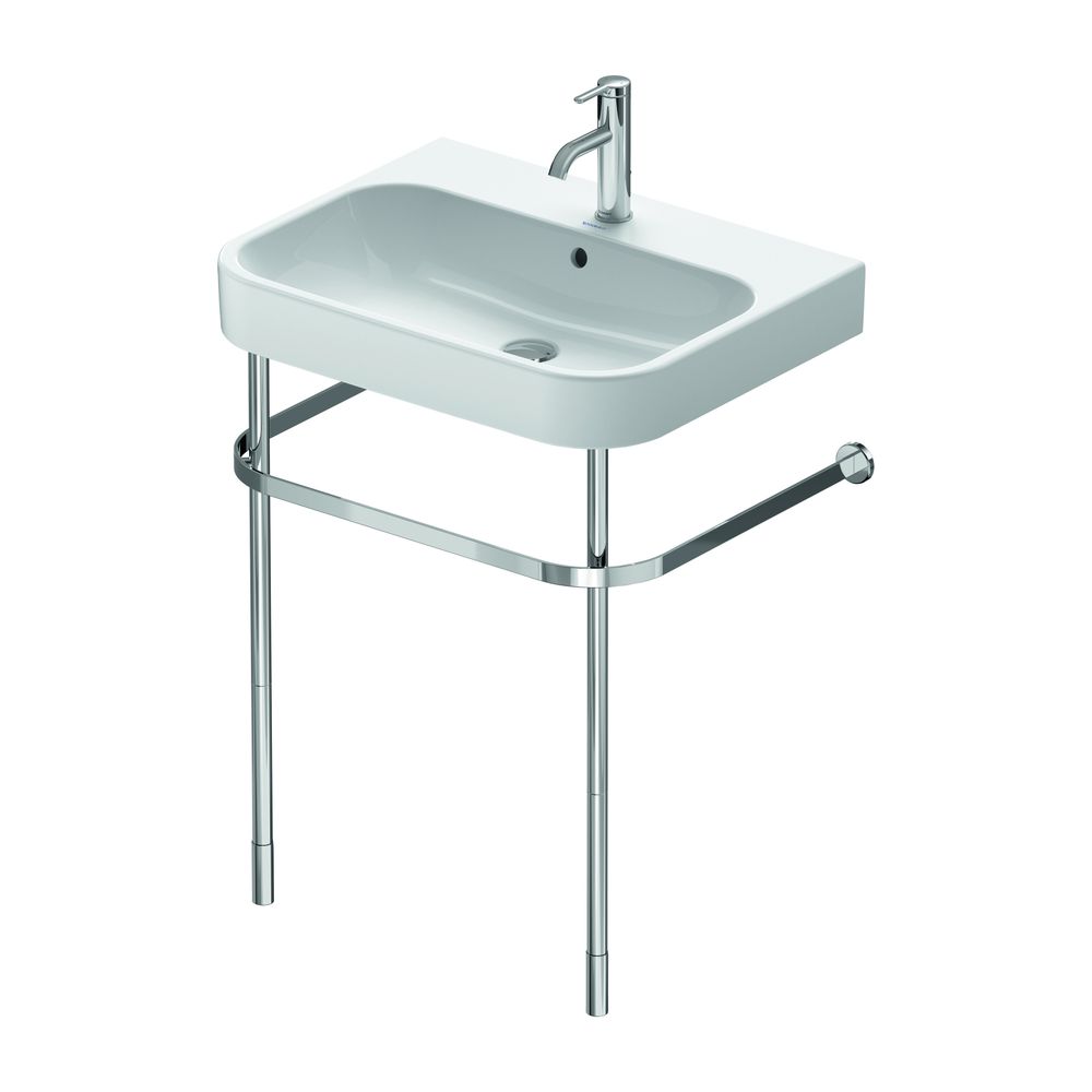 Duravit Happy D.2 Metallkonsole 491x623x750-800mm variabel, Chrom poliert, bodenste... DURAVIT-0030781000 4021534923296 (Abb. 1)