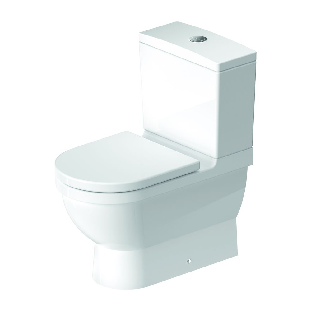 Duravit Starck 3 Stand WC für Kombination 660x370x430mm, Weiß Hochglanz, 6l, Tiefsp... DURAVIT-0128090000 4021534224096 (Abb. 1)