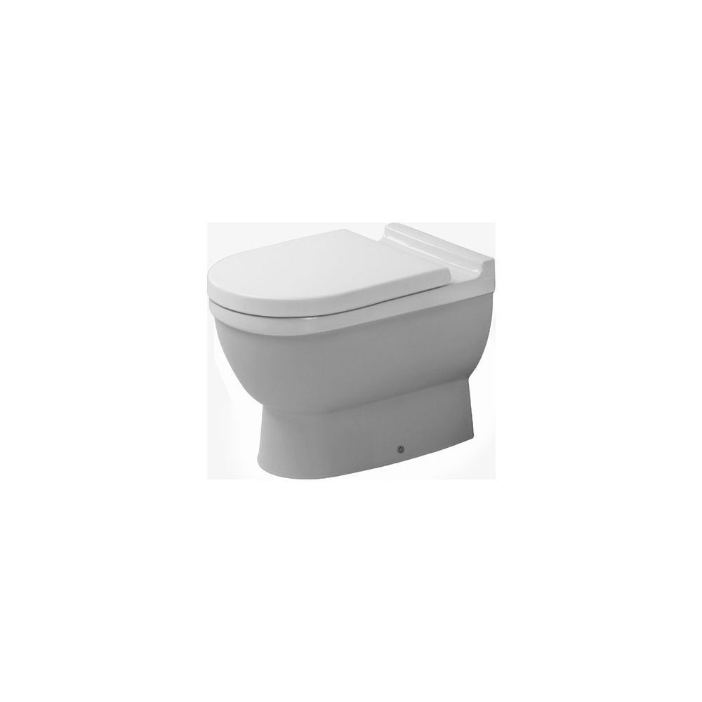 Duravit Starck 3 Stand WC 560x360x430mm, Weiß Hochglanz, 6l, Tiefspüler, geschlosse... DURAVIT-0124090000 4021534223792 (Abb. 1)