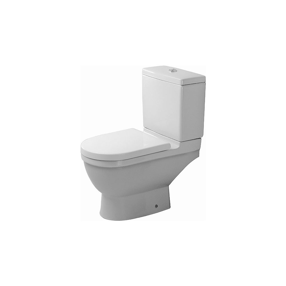 Duravit Starck 3 Stand WC für Kombination 655x370x430mm, Weiß Hochglanz, WonderGli... DURAVIT-01260900001 4021534224027 (Abb. 1)