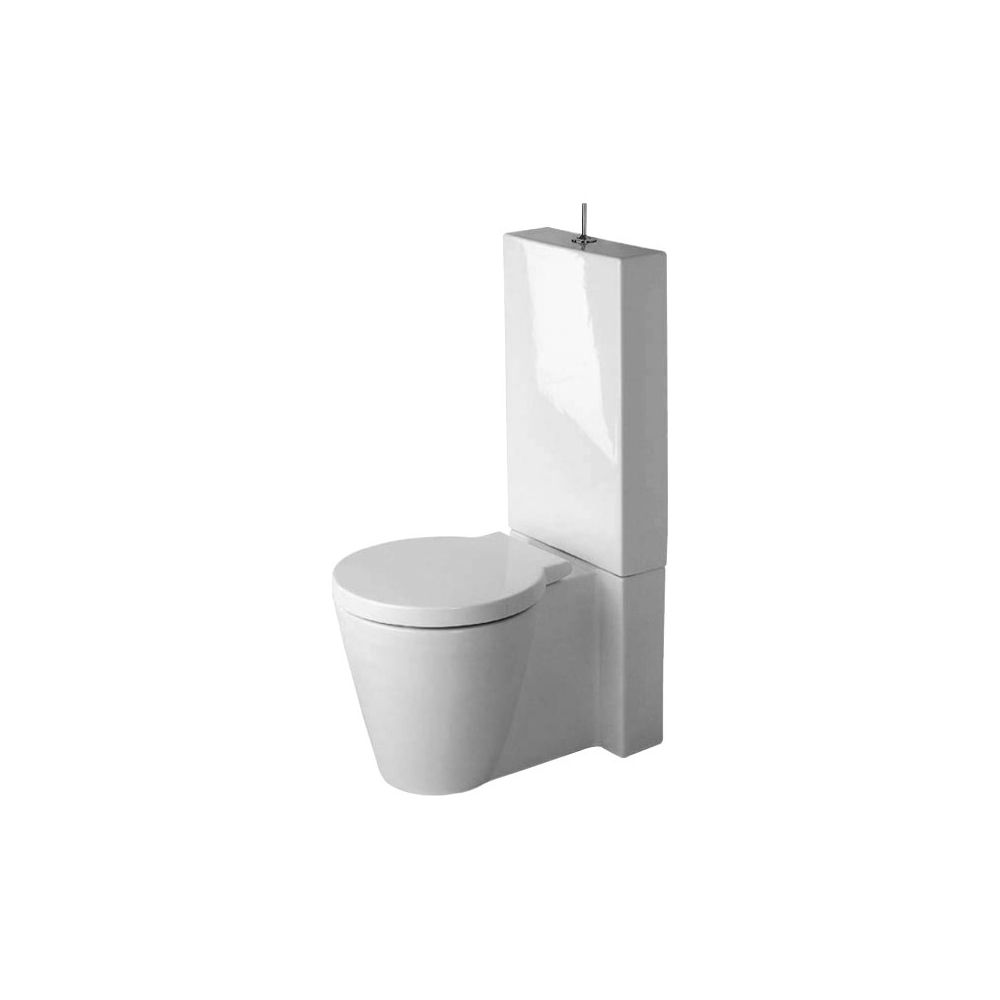 Duravit Starck 1 Stand WC für Kombination 640x415x385mm, Weiß Hochglanz, 4,5l, Tief... DURAVIT-0233090064 4021534713323 (Abb. 1)