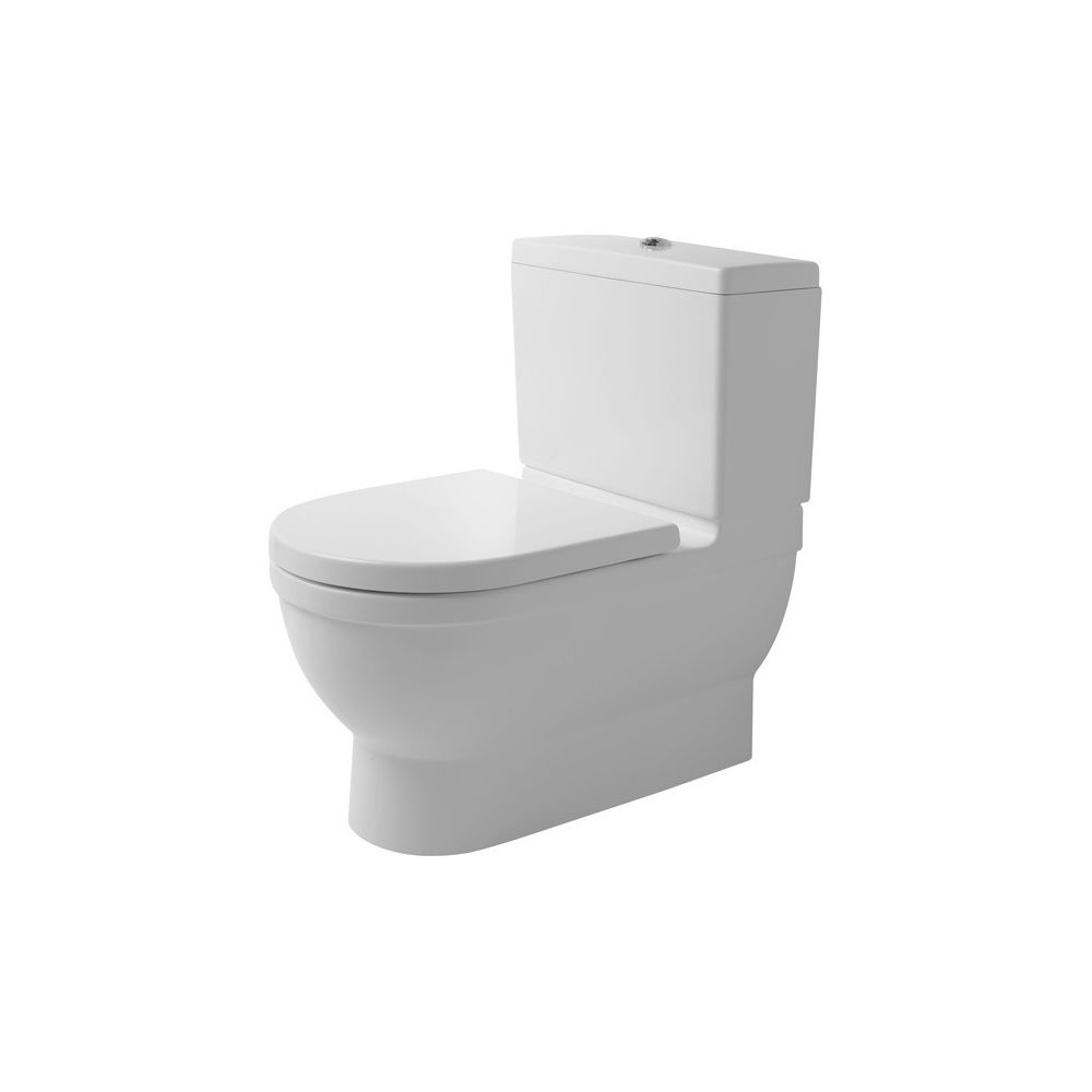 Duravit Starck 3 Stand WC für Kombination 735x435x435mm, Weiß Hochglanz, 6l, Tiefsp... DURAVIT-2104090000 4021534346842 (Abb. 1)