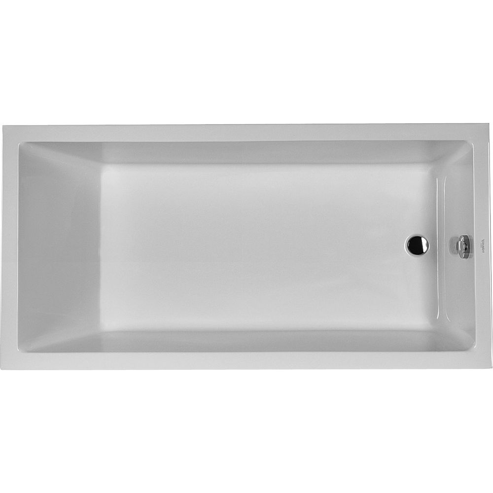 Duravit Starck Wannen Badewanne 485x900x1800mm, 301l, Weiß glänzend, Rechtecki... DURAVIT-700050000000000 4021534306372 (Abb. 1)