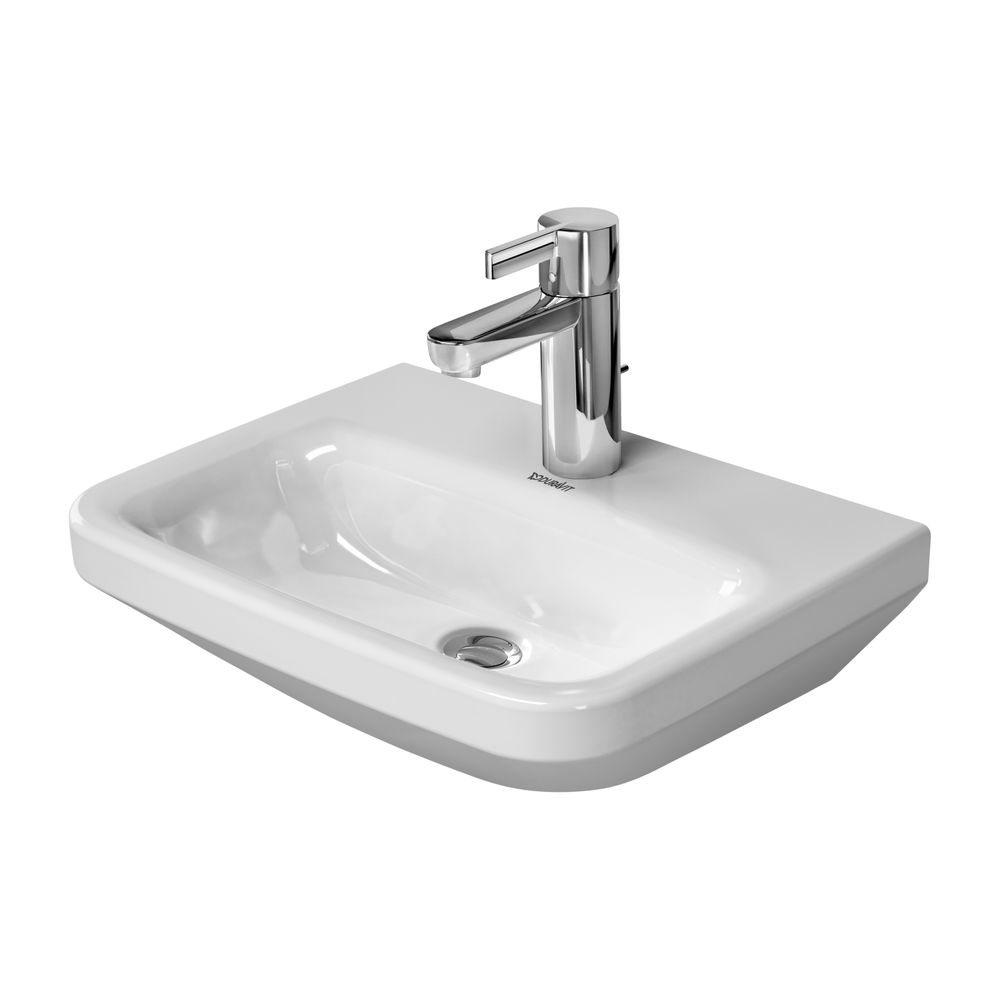 Duravit DuraStyle Handwaschbecken 335x450x115mm, Weiß Hochglanz, WonderGliss, Rech... DURAVIT-07084500001 4021534850943 (Abb. 1)