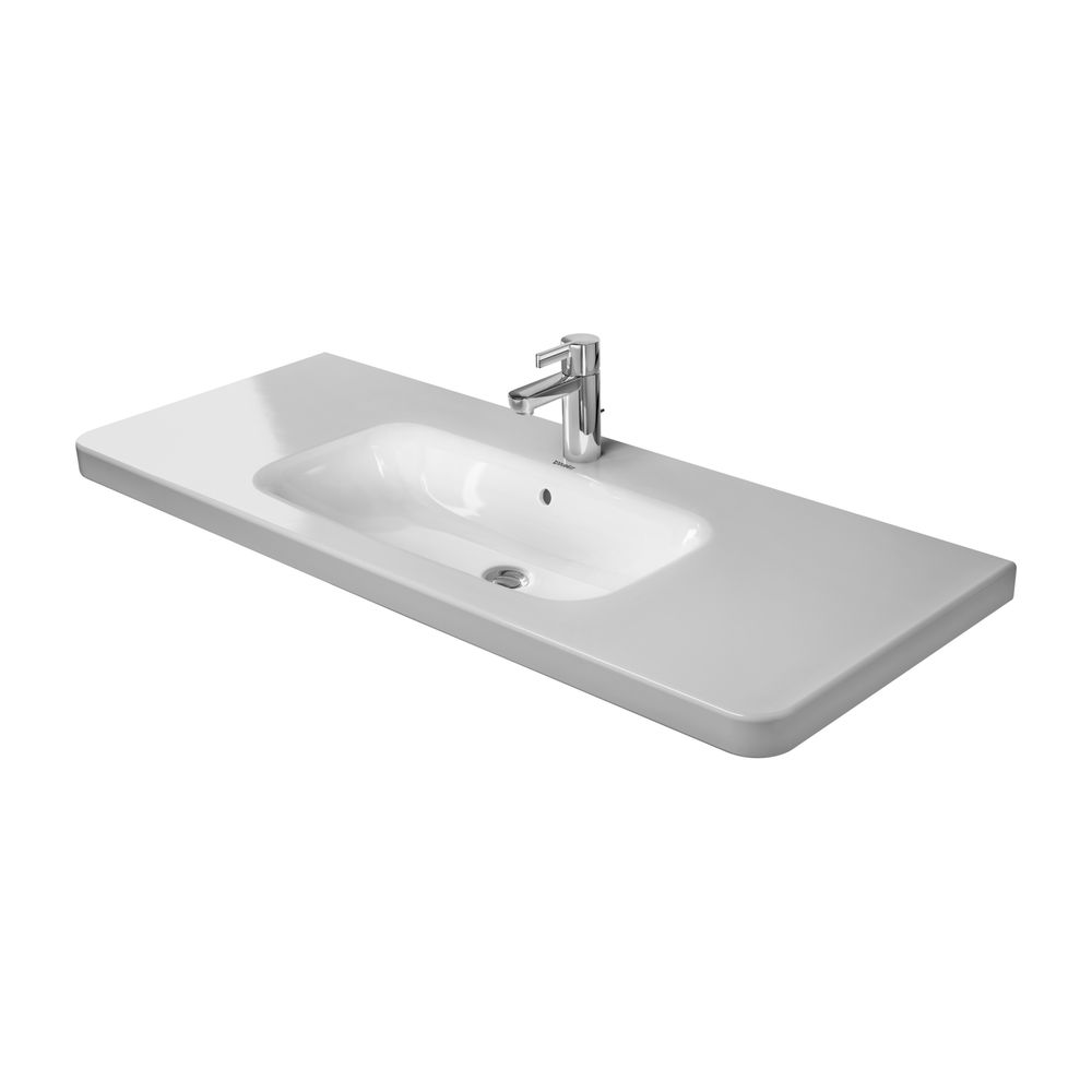 Duravit DuraStyle Waschtisch 480x1200x170mm, WonderGliss, Weiß Hochglanz, Rechteck... DURAVIT-23201200001 4021534904332 (Abb. 1)