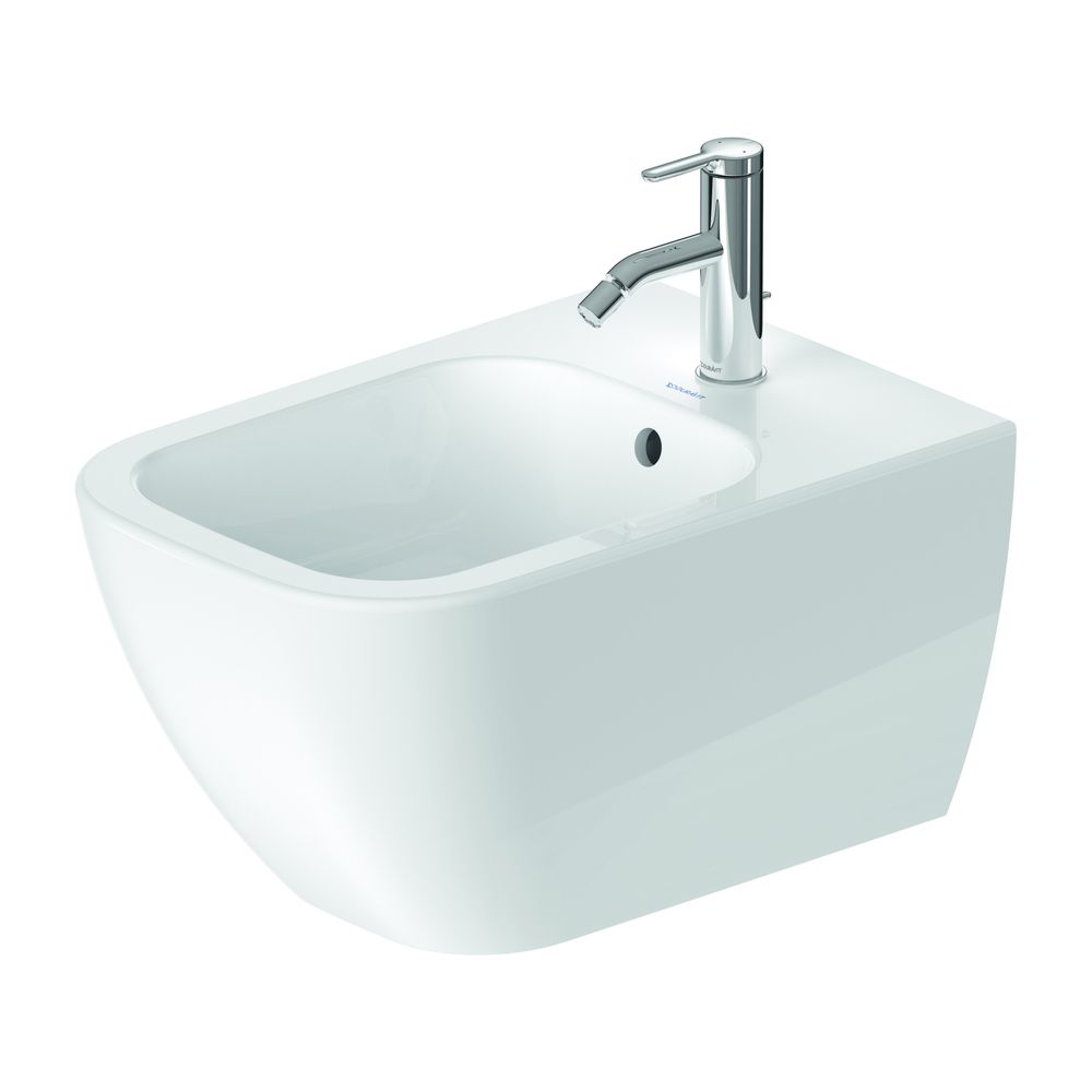 Duravit Happy D.2 Wandbidet 540x365x285mm, Weiß Hochglanz, 1 HL, HLB, Überlauf, ver... DURAVIT-2258150000 4021534855870 (Abb. 2)
