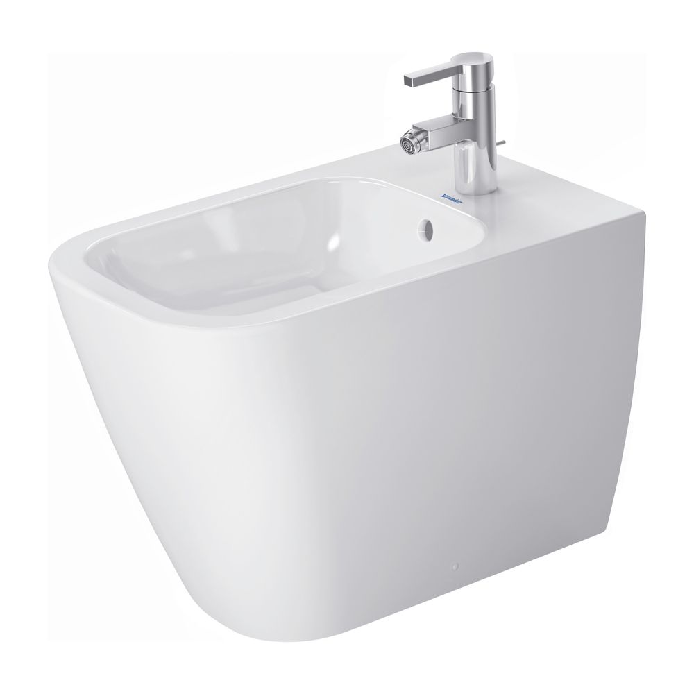 Duravit Happy D.2 Stand Bidet 570x365x400mm, Weiß Hochglanz, 1 HL, mit Überlauf, Ba... DURAVIT-2267100000 4021534856082 (Abb. 2)