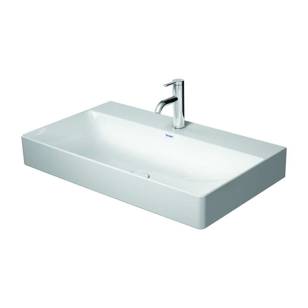 Duravit DuraSquare Waschtisch 470x800x145mm, DuraCeram, Weiß Hochglanz, Rechteckig,... DURAVIT-2353800079 4053424502779 (Abb. 1)