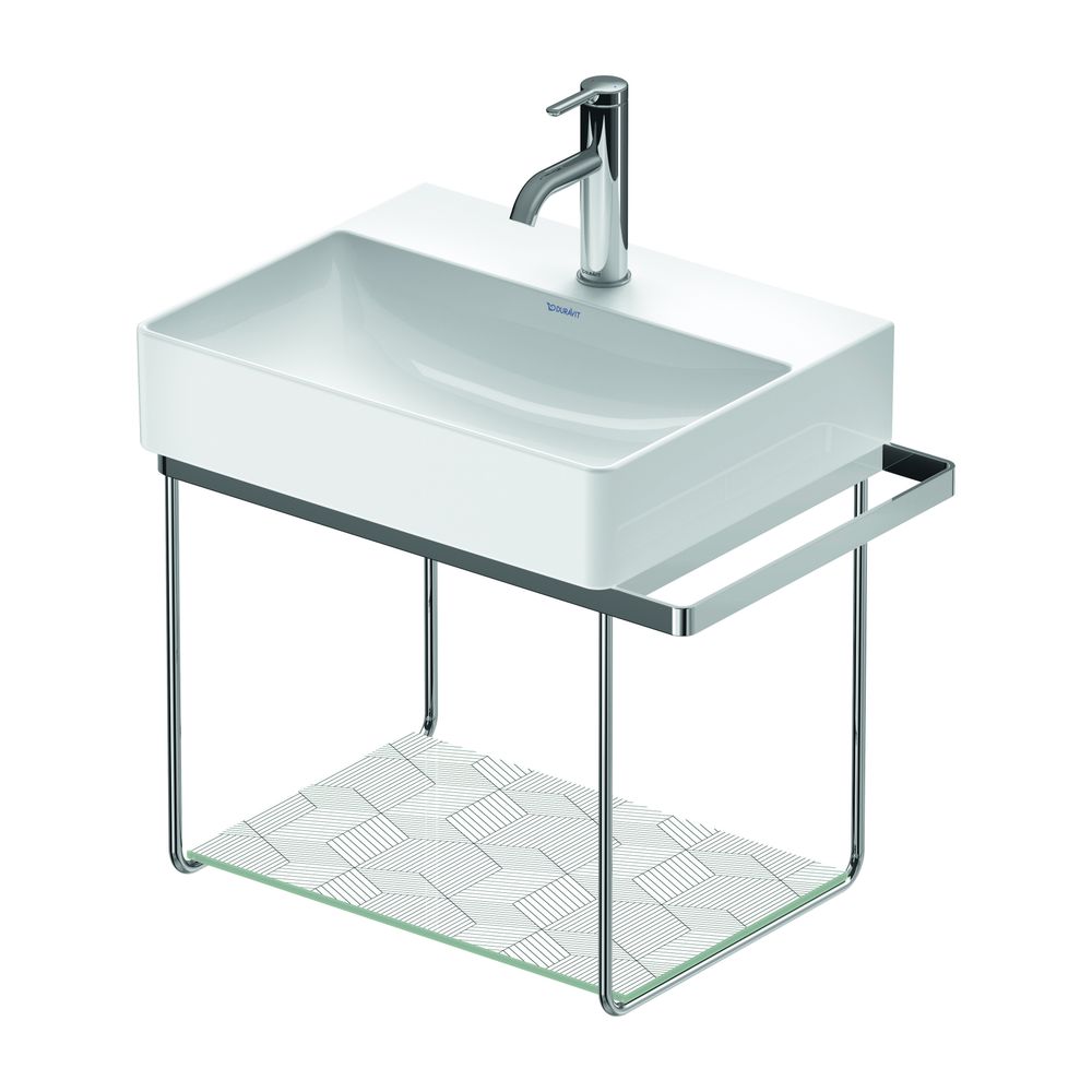 Duravit DuraSquare Metallkonsole 380x565x400mm, Chrom poliert, unter Waschtisch mit... DURAVIT-0031331000 4063382040985 (Abb. 1)