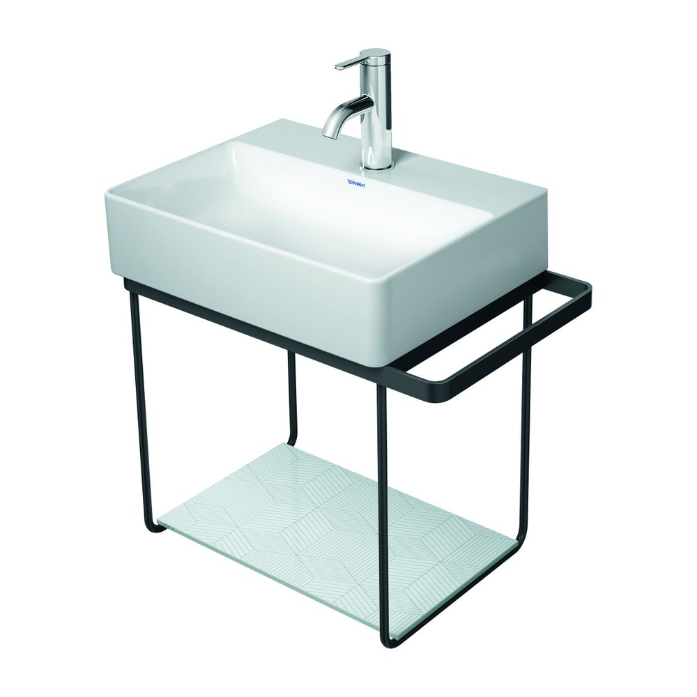 Duravit DuraSquare Metallkonsole 333x516x400mm, Mattschwarz, unter Waschtisch mit H... DURAVIT-0031104600 4053424467092 (Abb. 5)