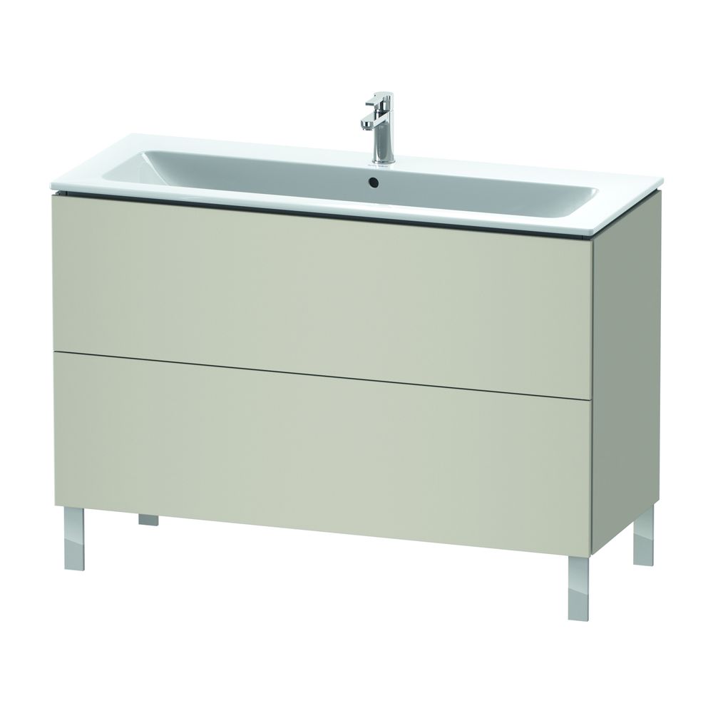 Duravit L-Cube Waschtischunterbau bodenstehend 481x1220x704mm Taupe Matt/ Grifflos... DURAVIT-LC662809191 4053424350219 (Abb. 1)