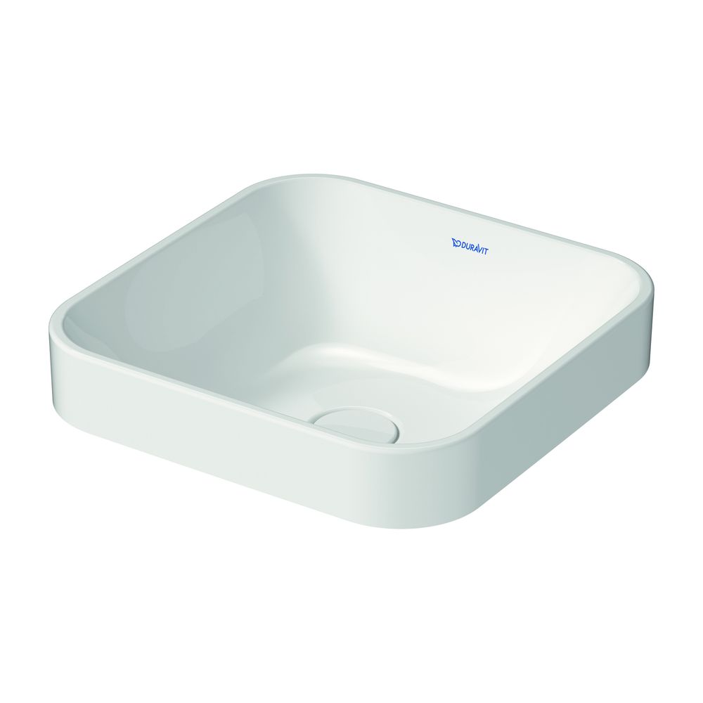 Duravit Happy D.2 Plus Aufsatzbecken 400mm, Anthrazit Matt, WonderGliss, Quadratis... DURAVIT-23594013001 4053424896762 (Abb. 3)