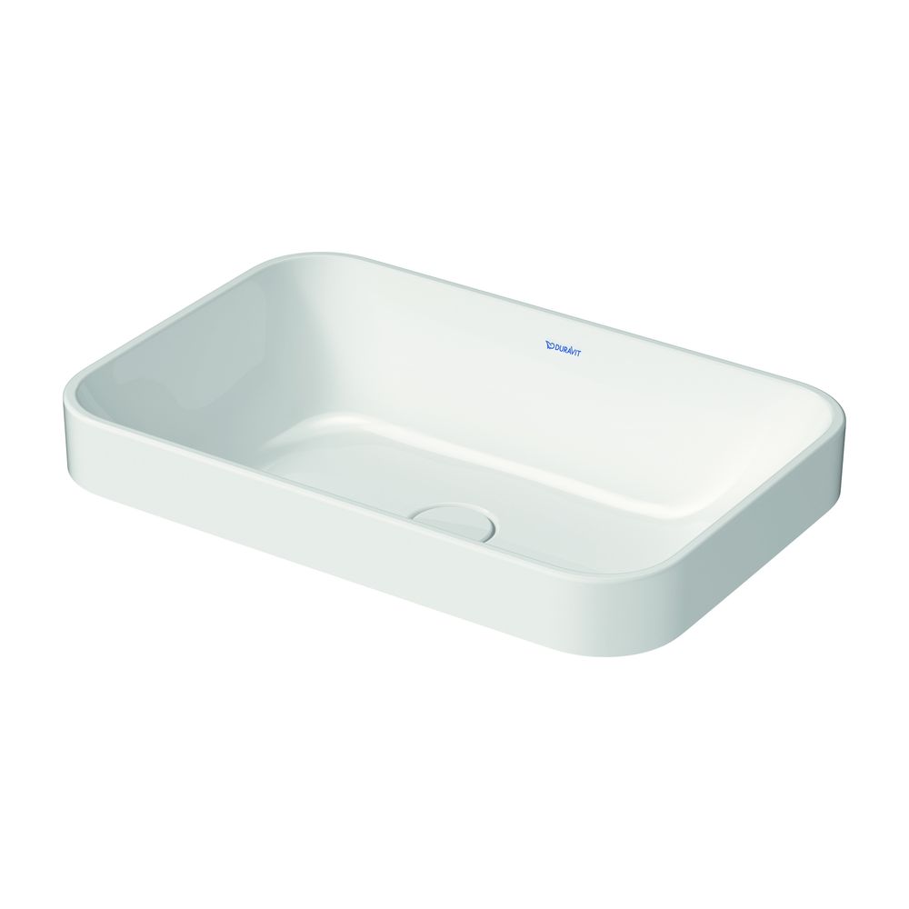 Duravit Happy D.2 Plus Aufsatzbecken 600mm, Weiß Hochglanz/Anthrazit Matt, WonderG... DURAVIT-23596061001 4053424896823 (Abb. 5)