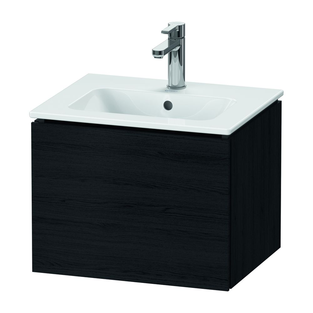 Duravit L-Cube Waschtischunterbau wandh. 421x520x400mm Compact Eiche Mattschwarz, ... DURAVIT-LC611801616 4063382032850 (Abb. 1)