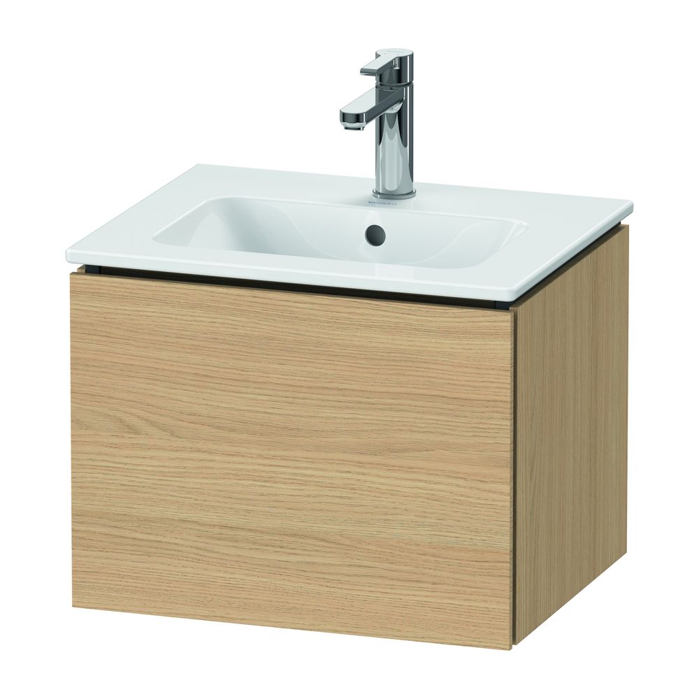 Duravit L-Cube Waschtischunterbau wandh. 421x520x400mm Compact Natur Eiche Matt, G... DURAVIT-LC611803030 4063382032867 (Abb. 1)