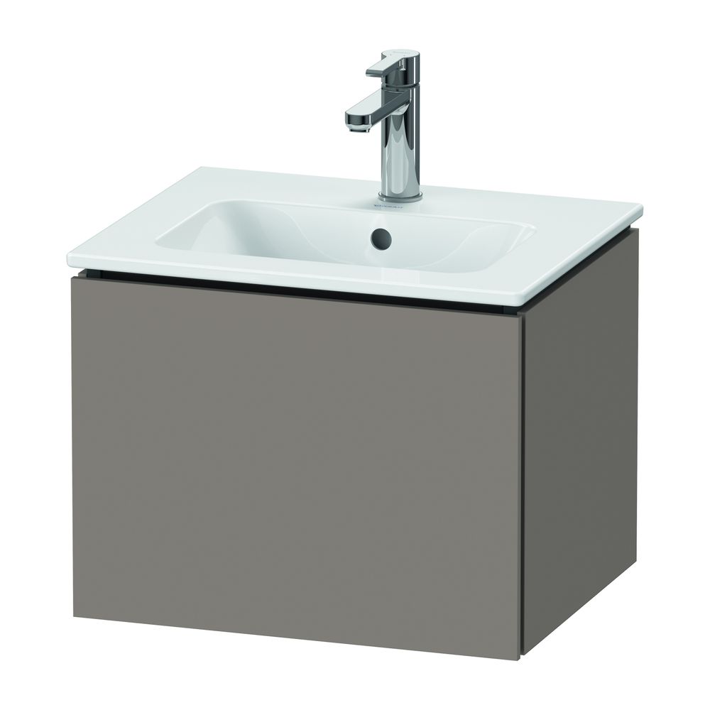 Duravit L-Cube Waschtischunterbau wandh. 421x520x400mm Compact Basalt Matt, Griffl... DURAVIT-LC611804343 4063382032775 (Abb. 1)