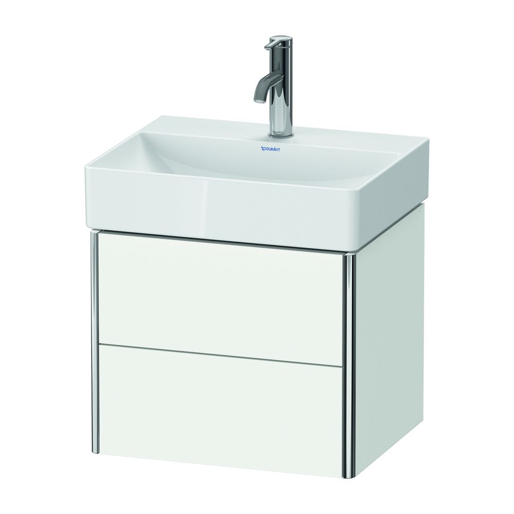 Duravit XSquare Waschtischunterbau wandhäng. 390x484x397mm Compact, Mattweiß, Grif... DURAVIT-XS430501818 4063382034830 (Abb. 1)
