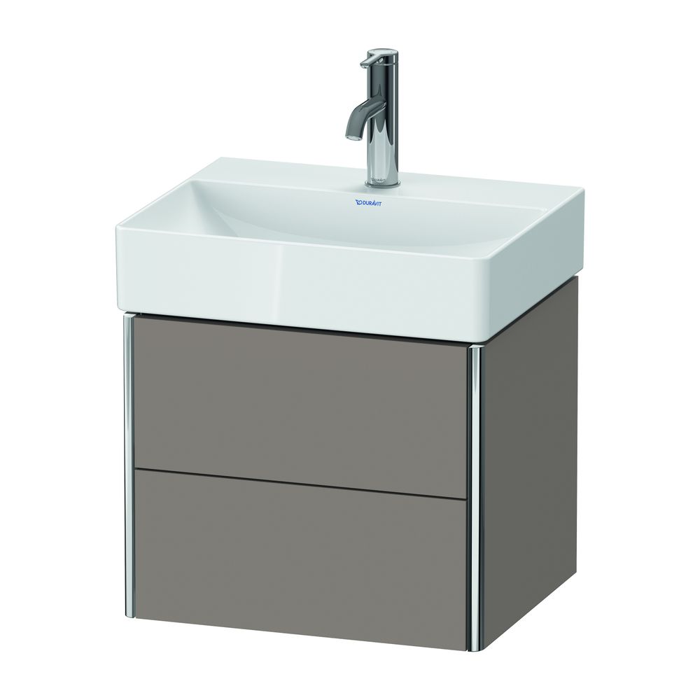 Duravit XSquare Waschtischunterbau wandhäng. 390x484x397mm Compact, Basalt Matt, G... DURAVIT-XS430504343 4063382034878 (Abb. 1)