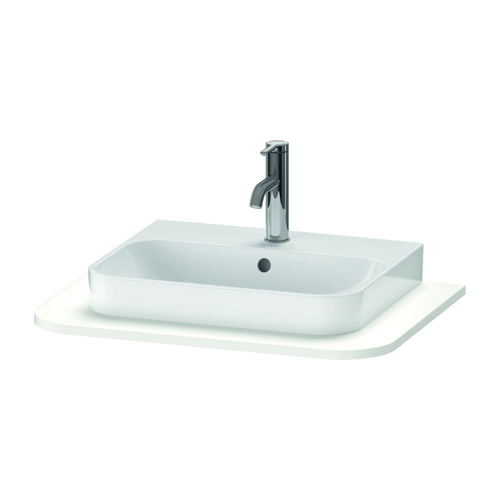Duravit Happy D.2 Konsole 480x650x16mm, 1 Ausschnitt/Waschplatz, Weiß SM, ohne Kon... DURAVIT-HP031B08484 4067116028010 (Abb. 1)