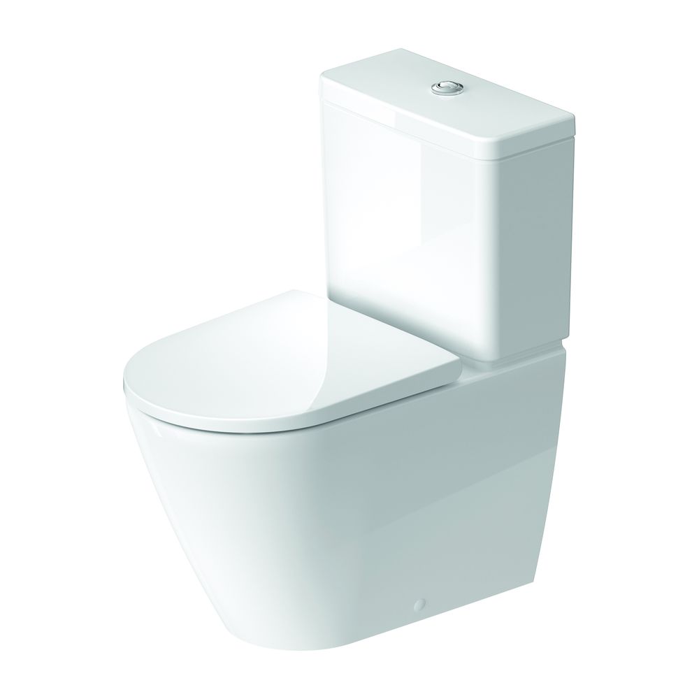 Duravit D-Neo Stand WC für Kombination 650x370x415mm, Weiß Hochglanz, 4/2l, Tiefsp... DURAVIT-2002090000 4063382016065 (Abb. 12)