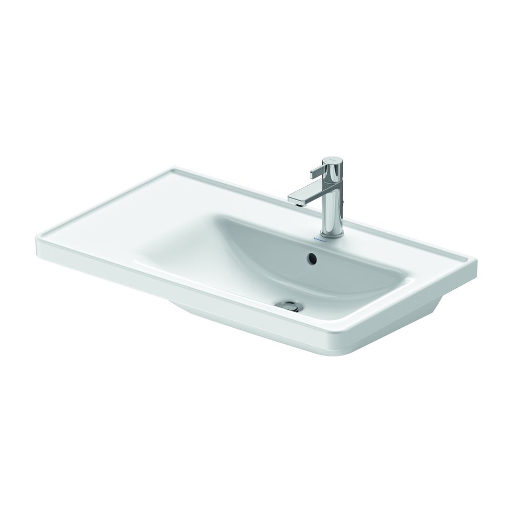 Duravit D-Neo Waschtisch 480x800x160mm, Weiß Hochglanz, Rechteckig, 1 Waschplatz R... DURAVIT-2370800000 4063382016829 (Abb. 12)