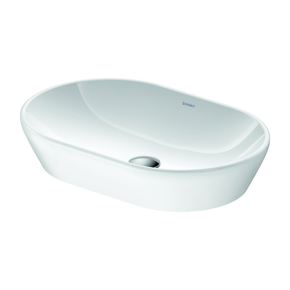 Duravit D-Neo Aufsatzbecken 600mm, Weiß Hochglanz, HalbOval, ohne Überlauf und HLB... DURAVIT-2372600070 4063382136022 (Abb. 19)