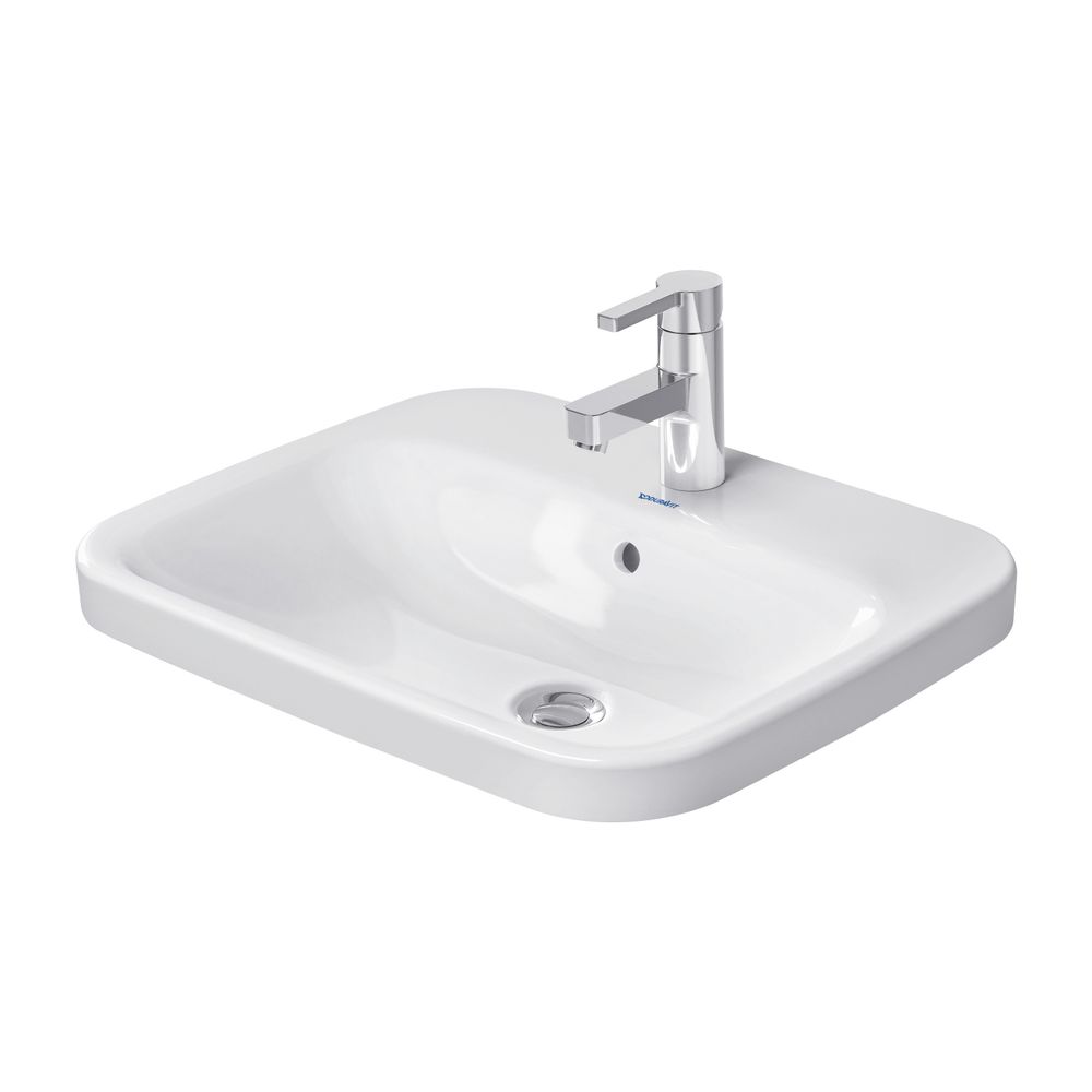 Duravit DuraStyle Einbauwaschtisch 455x560x170mm, Weiß Hochglanz, WonderGliss, mit... DURAVIT-03745600001 4021534899591 (Abb. 2)