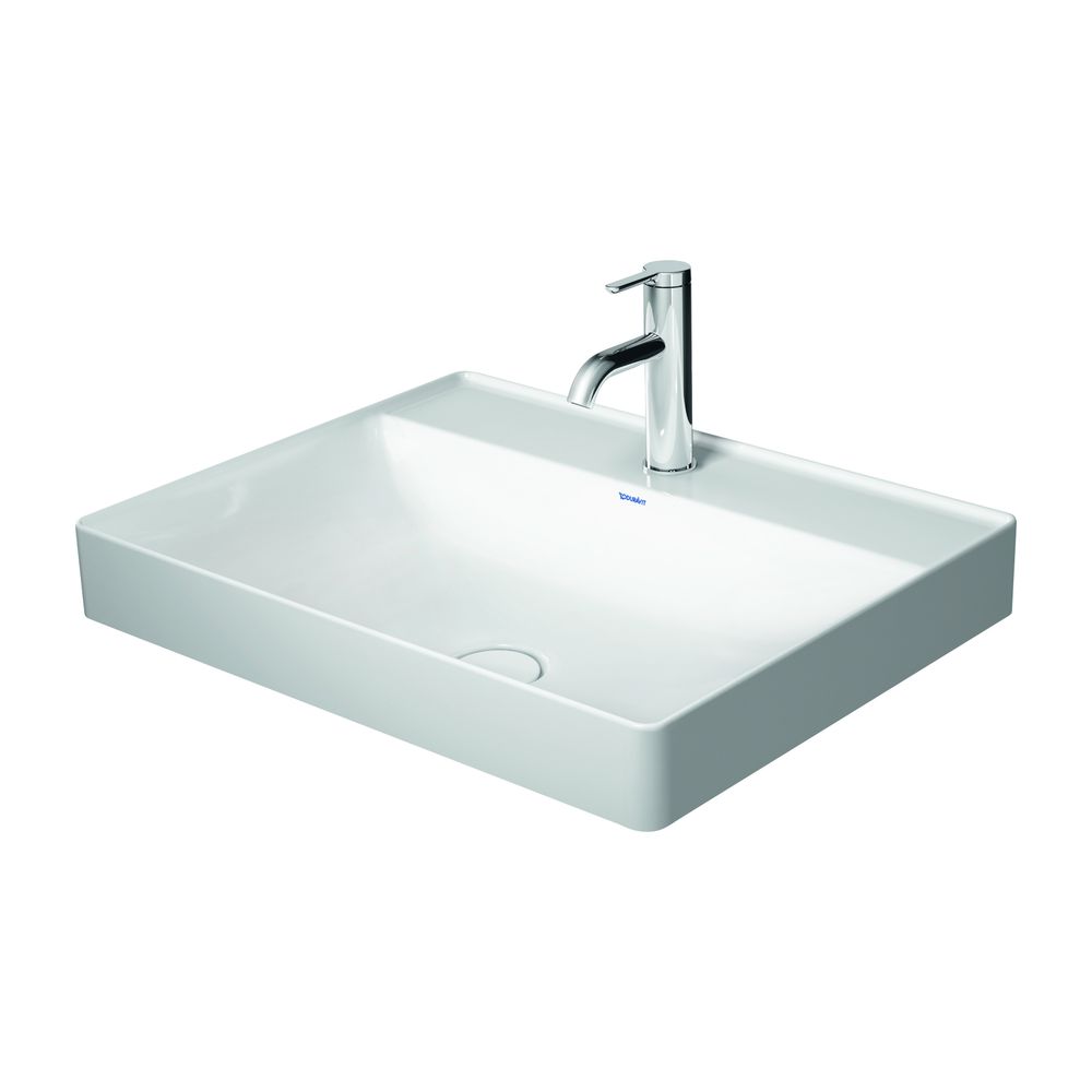 Duravit DuraSquare Aufsatzbecken 600mm, Weiß Hochglanz, DuraCeram, Rechteckig, mit ... DURAVIT-2354600041 4053424151212 (Abb. 6)