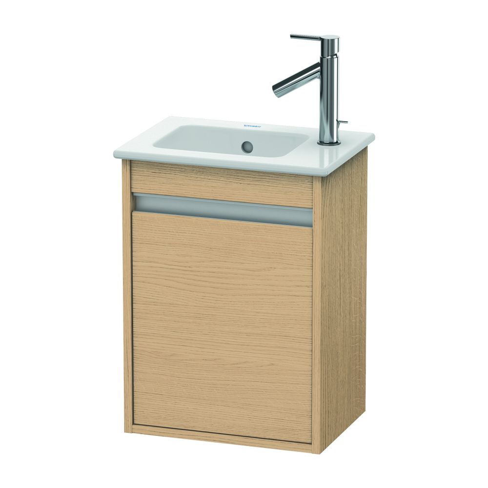Duravit Ketho Waschtischunterbau wandh. 285x400x550mm L, Natur Eiche Matt, Griffle... DURAVIT-KT6417L3030 4063382082787 (Abb. 1)