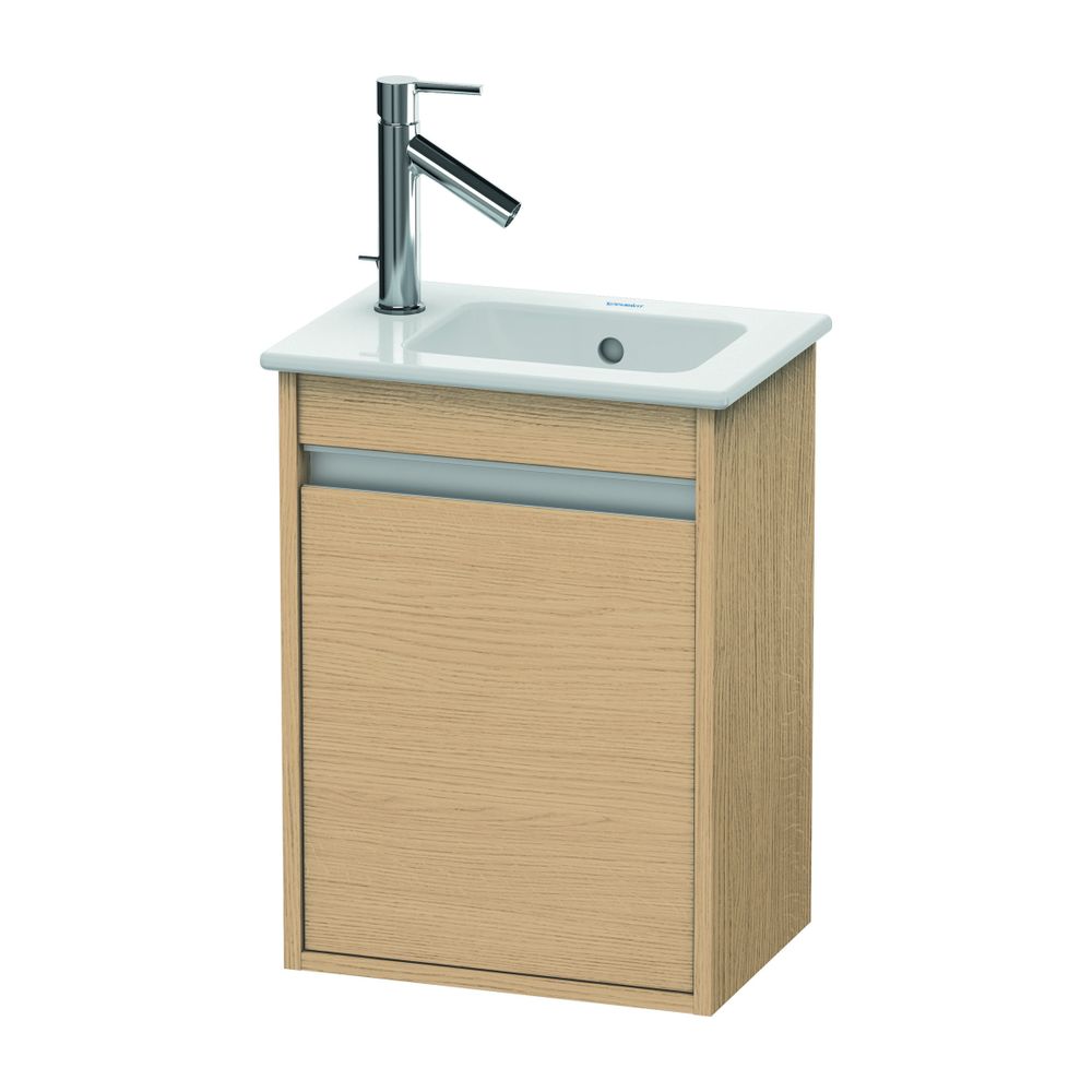 Duravit Ketho Waschtischunterbau wandh. 285x400x550mm, R Natur Eiche Matt, Griffle... DURAVIT-KT6417R3030 4063382082794 (Abb. 1)