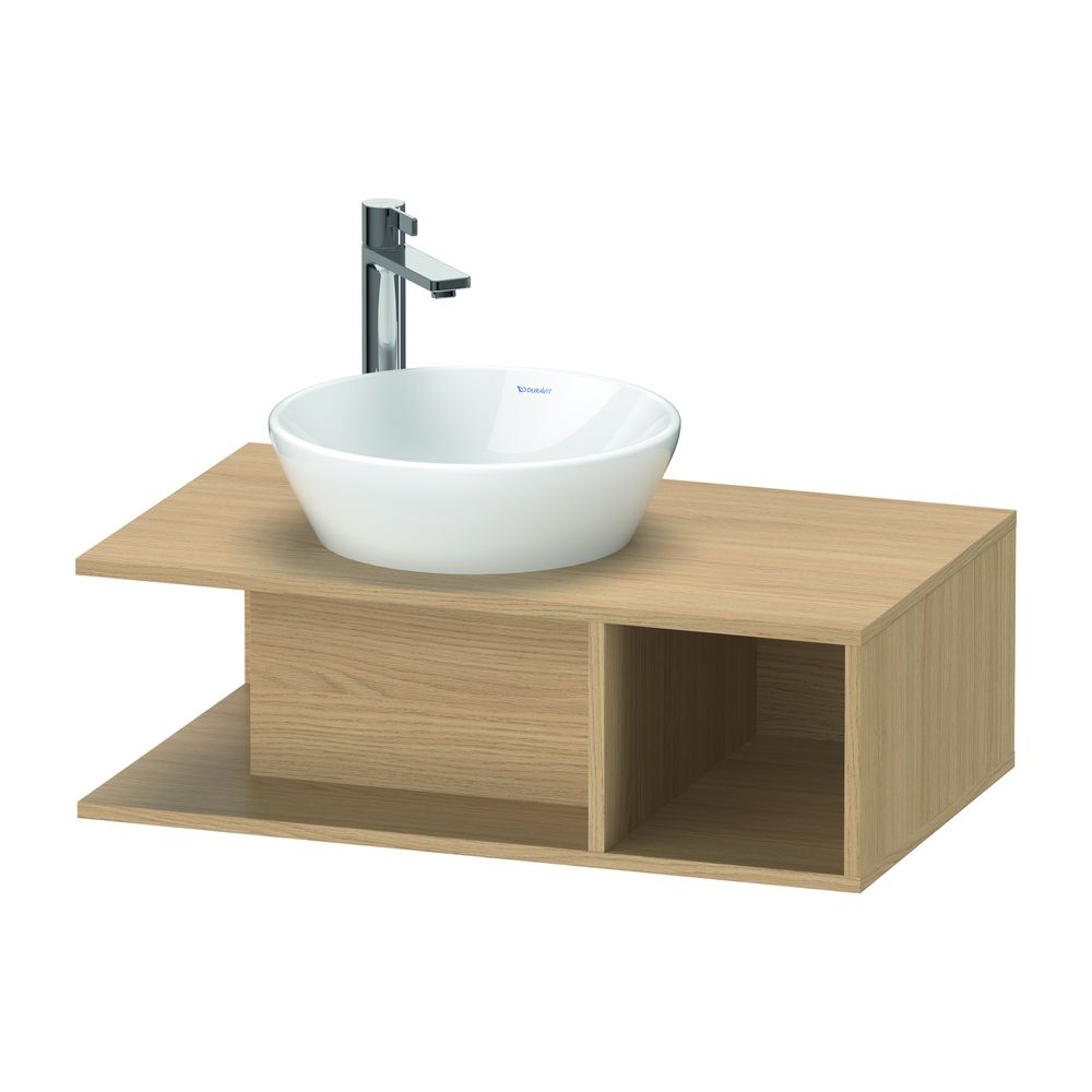 Duravit D-Neo Konsolenwaschtischunterbau wandh. 480x800x260mm, Compact, Natur Eich... DURAVIT-DE491803030 4063382110114 (Abb. 1)