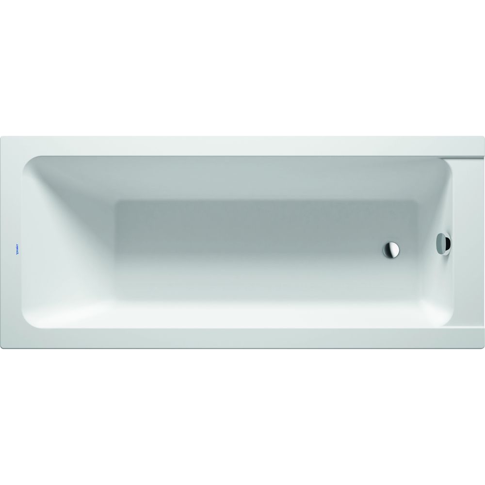 Duravit D-Code Badewanne 420x750x1700mm, Weiß glänzend, Rechteckig, Einbau, Ab... DURAVIT-700100000000000 4021534386527 (Abb. 1)