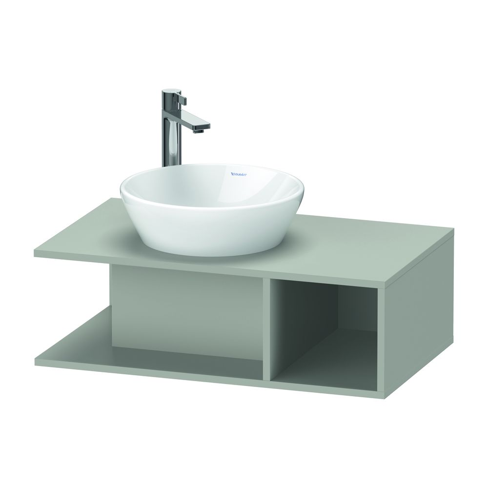 Duravit D-Neo Konsolenwaschtischunterbau wandh. 480x800x260mm, Compact, Betongrau ... DURAVIT-DE491800707 4063382110077 (Abb. 1)