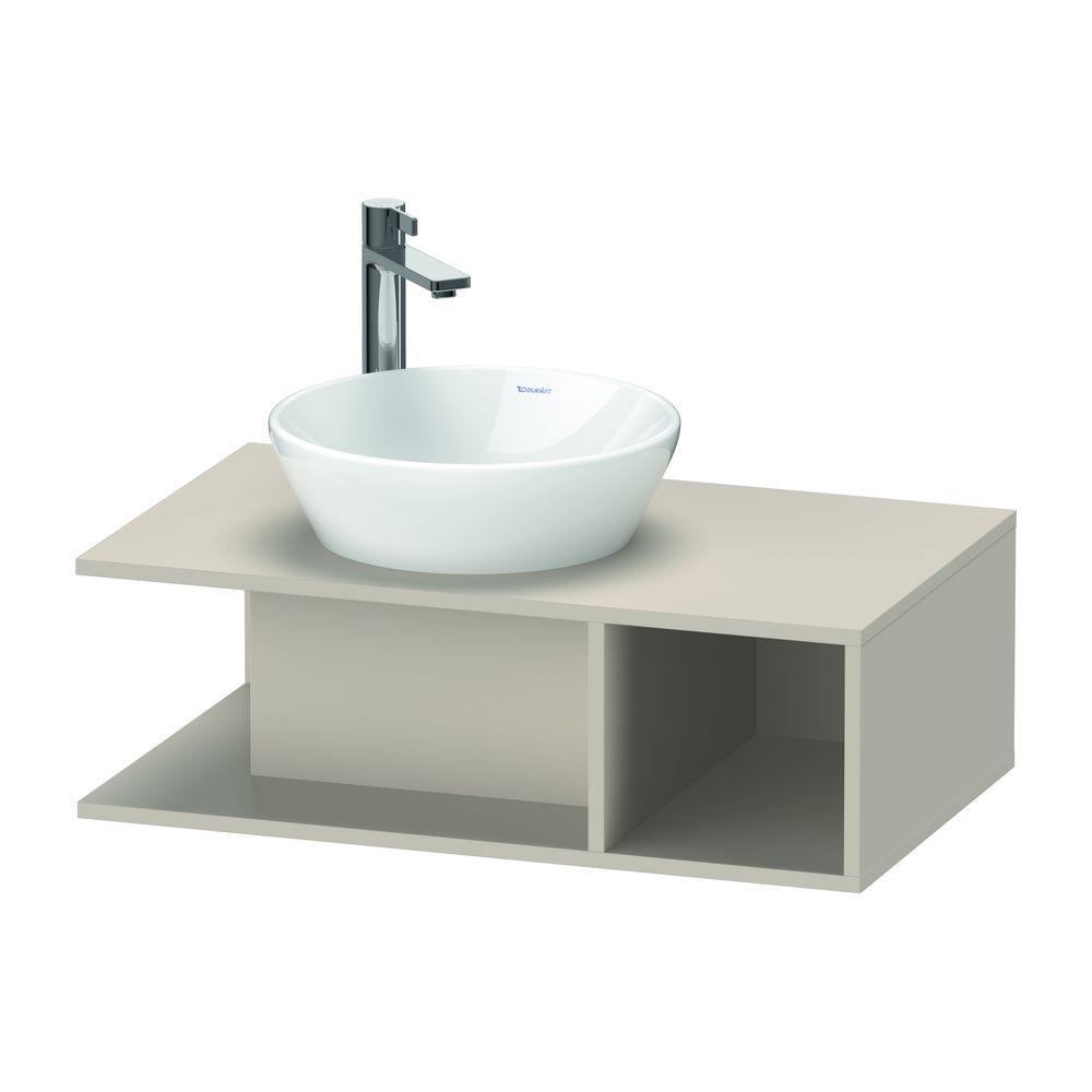 Duravit D-Neo Konsolenwaschtischunterbau wandhäng. 480x800x260mm, Compact, Taupe M... DURAVIT-DE491809191 4063382110176 (Abb. 1)